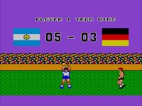 une photo d'Ã©cran de World Soccer sur Sega Master System